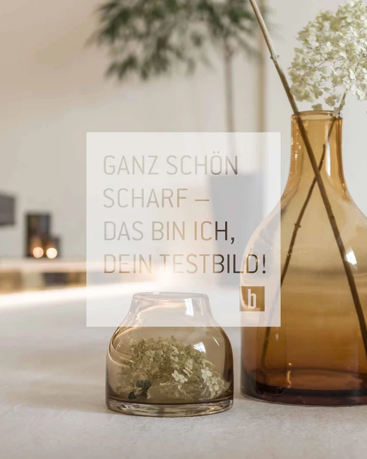 Food Zwei braune Glasvasen mit weißen Blumen auf einem Tisch in einem Wohnzimmer