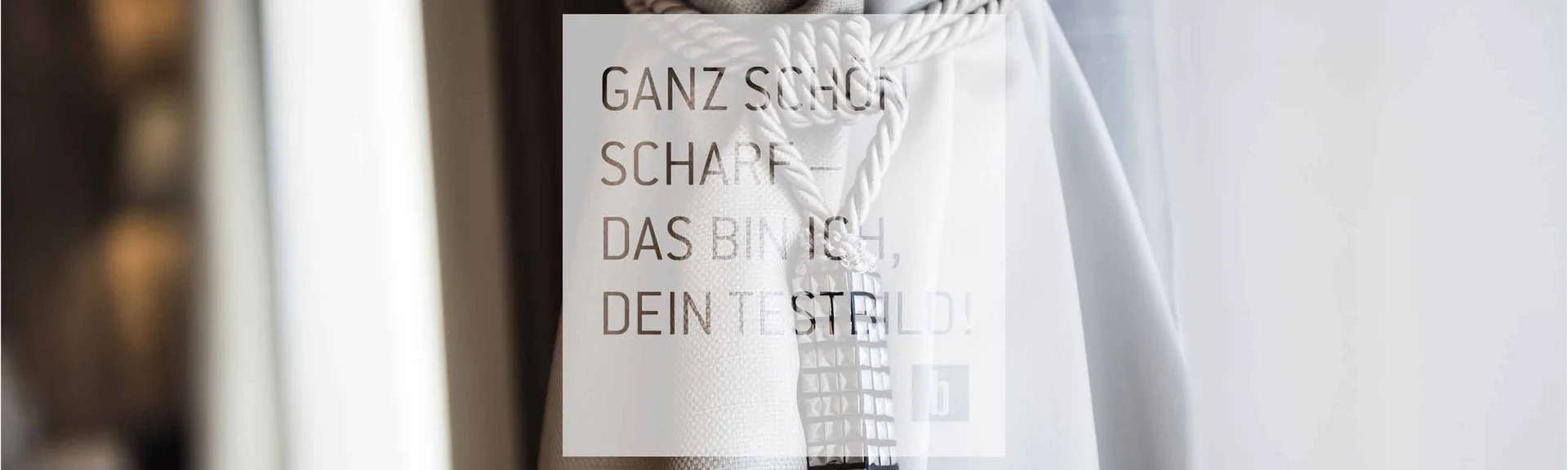 Testnews 1 Beige curtain with decorative tassel tieback made of rope