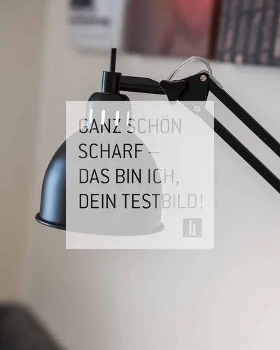 Schwarze verstellbare Schreibtischlampe vor unscharfem Hintergrund