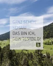 Food Berge und Wald mit blauem Himmel und Text in deutscher Sprache